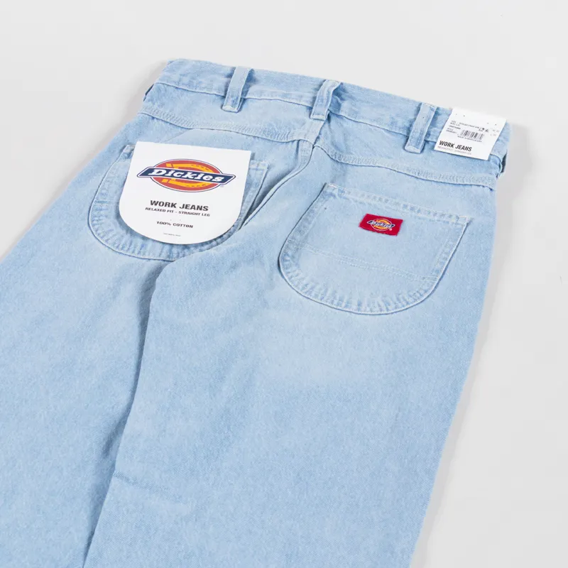 Dickies 954 Relaxed Straight Work Jeans Fog Blue-5