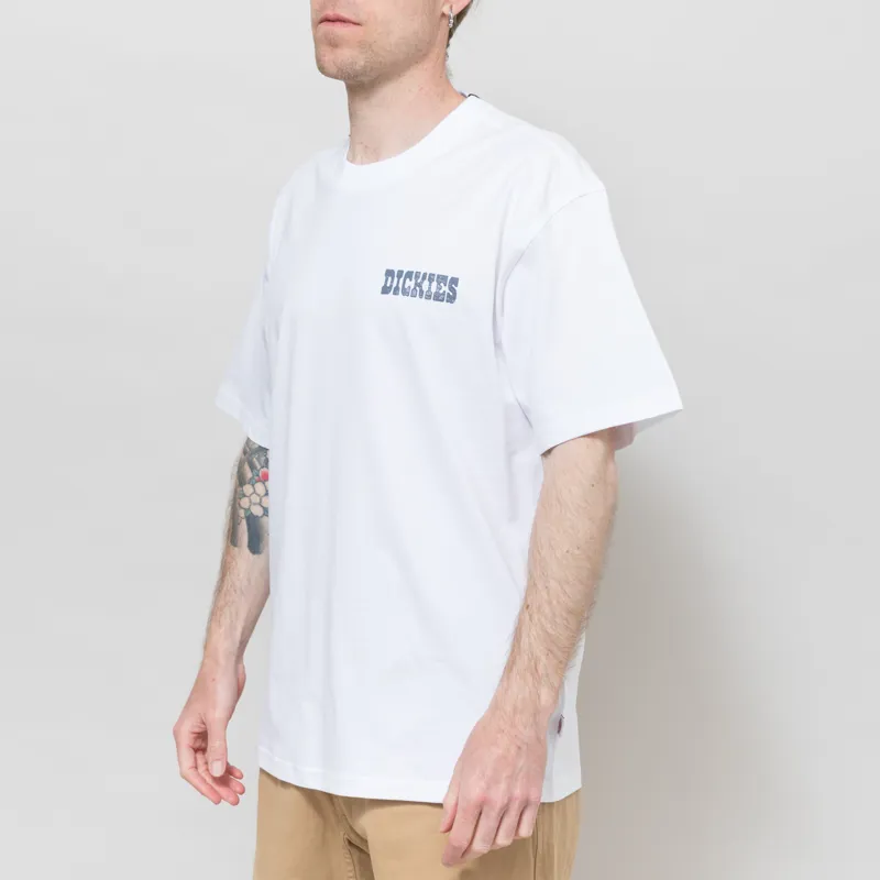 Dickies Plain City T Shirt White-1