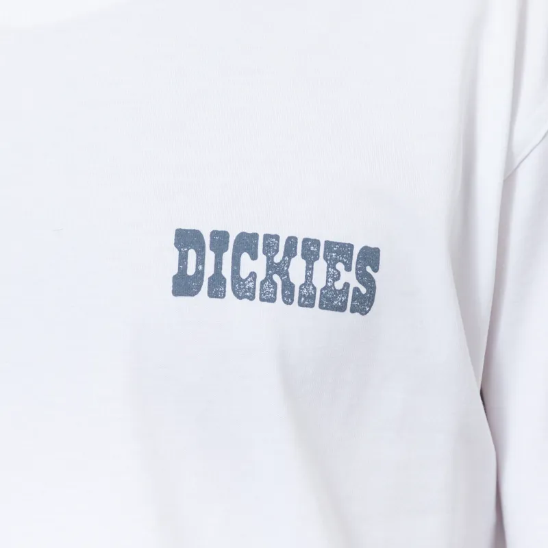 Dickies Plain City T Shirt White-5