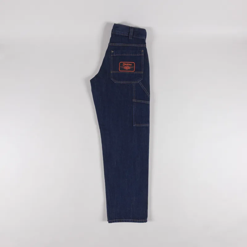 Dickies x Harley Davidson Denim Pants Rinsed Indigo Blue-2