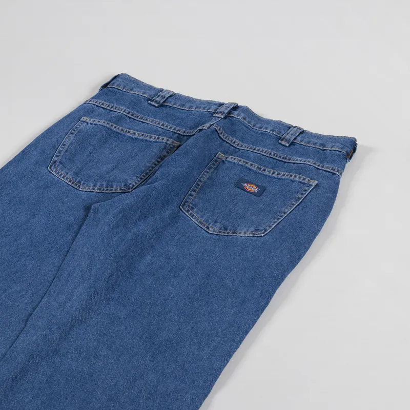 Dickies Houston Denim Trousers Classic Blue-3