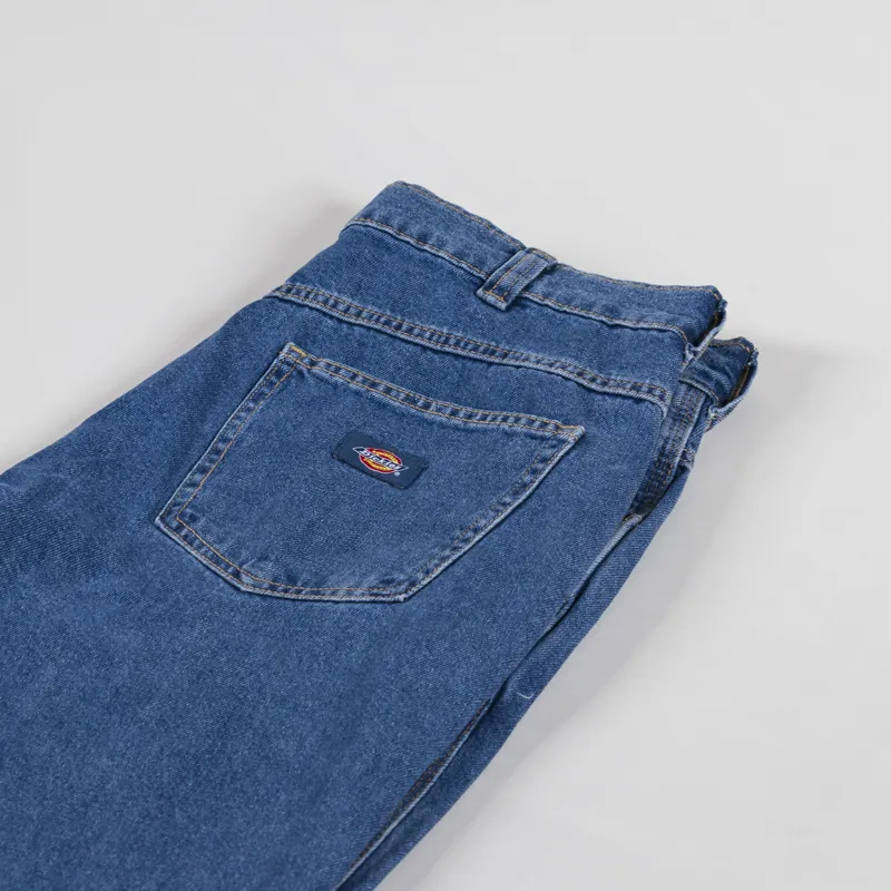Dickies Houston Denim Trousers Classic Blue-5