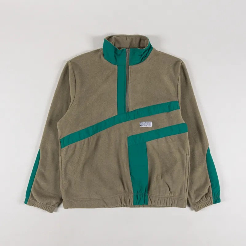 Huf Range 1/4 Zip Polar Fleece Olive