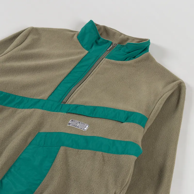 Huf Range 1/4 Zip Polar Fleece Olive-2