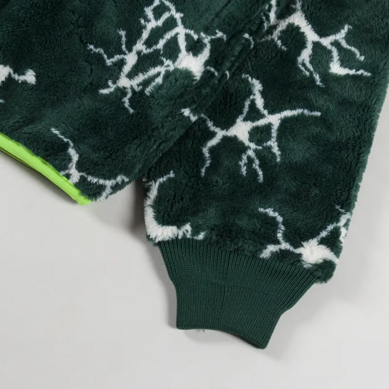 Huf Quake Sherpa 1/4 Zip Fleece Forest Green-7