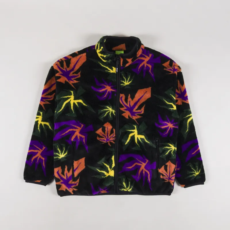 Huf Lowell Jacquard Sherpa Full-Zip Fleece Multi