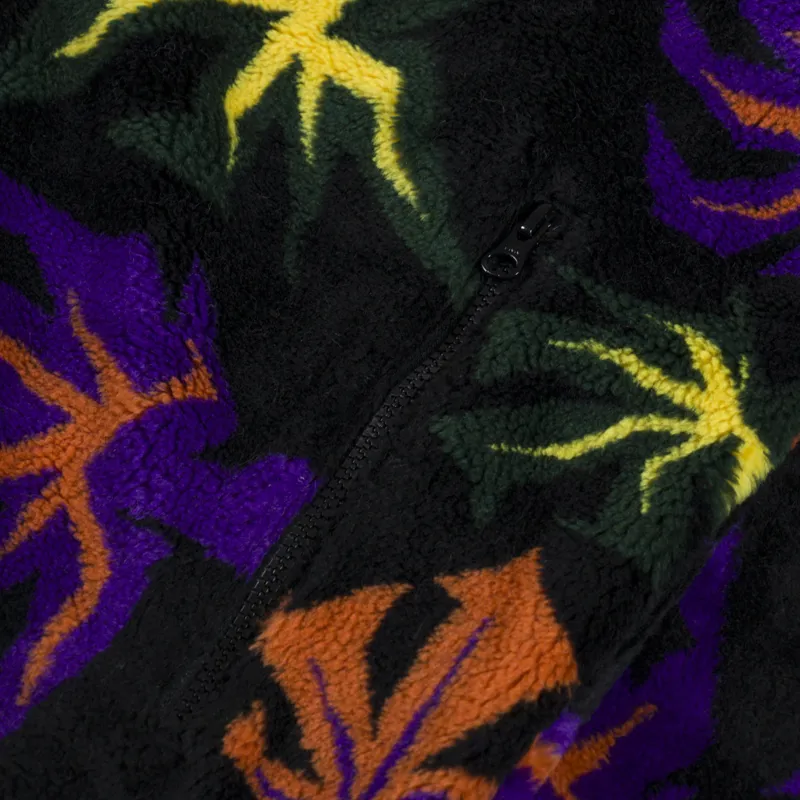 Huf Lowell Jacquard Sherpa Full-Zip Fleece Multi-5