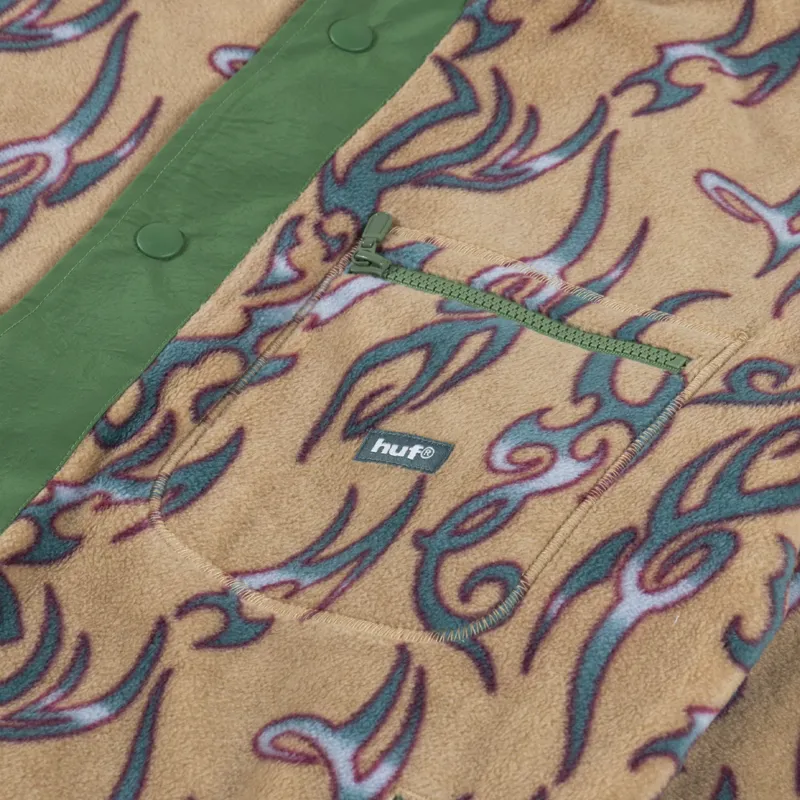 Huf Static Polar Fleece Oatmeal-4