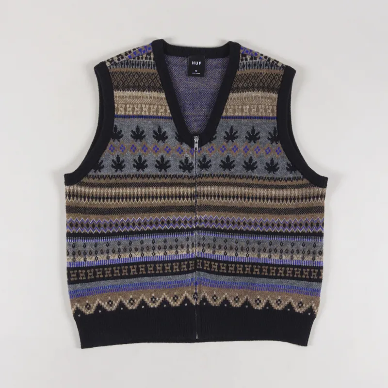 Huf Gilbert Sweater Vest Multi