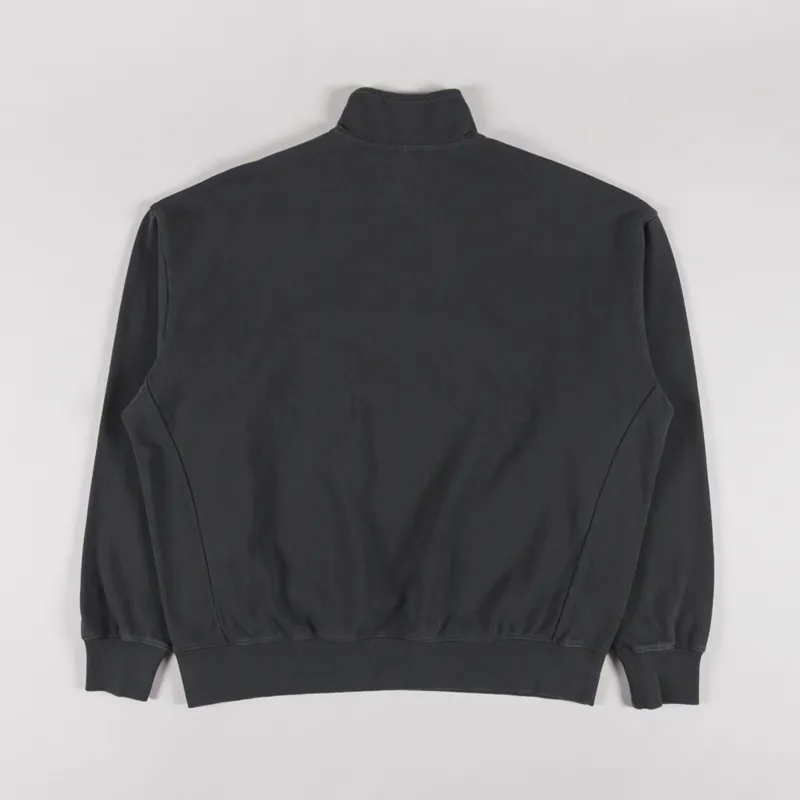 Huf Arch Enzyme 1/4 Zip Fleece Vintage Black-1