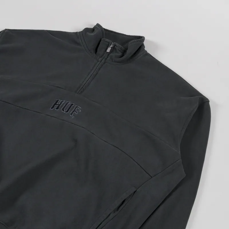 Huf Arch Enzyme 1/4 Zip Fleece Vintage Black-2