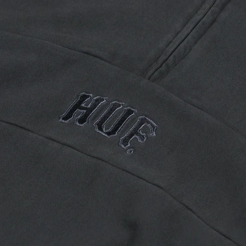 Huf Arch Enzyme 1/4 Zip Fleece Vintage Black-5