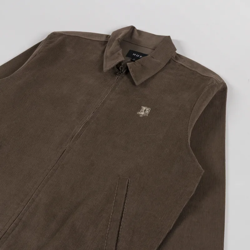 Huf 89 Corduroy Shop Jacket Chocolate-2