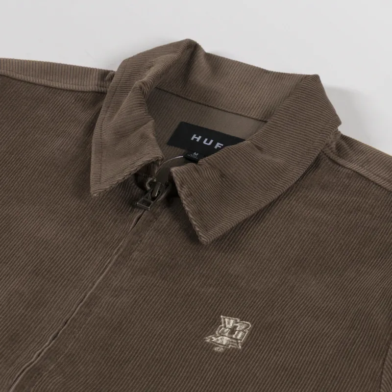 Huf 89 Corduroy Shop Jacket Chocolate-4