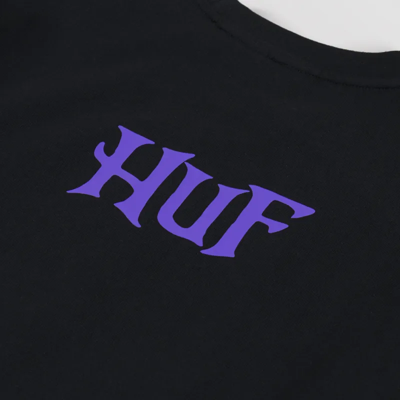 Huf Jack Skellington Crewneck Sweatshirt Black-4