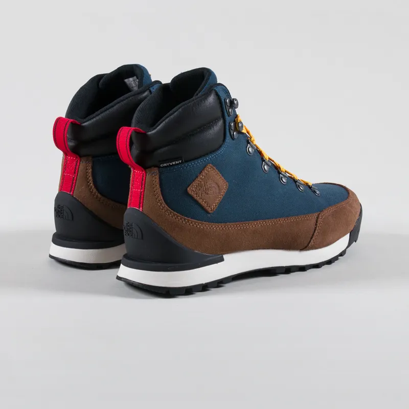 The North Face Back-To-Berkeley IV Textile Boots Shady Blue Monks Robe Brown-1