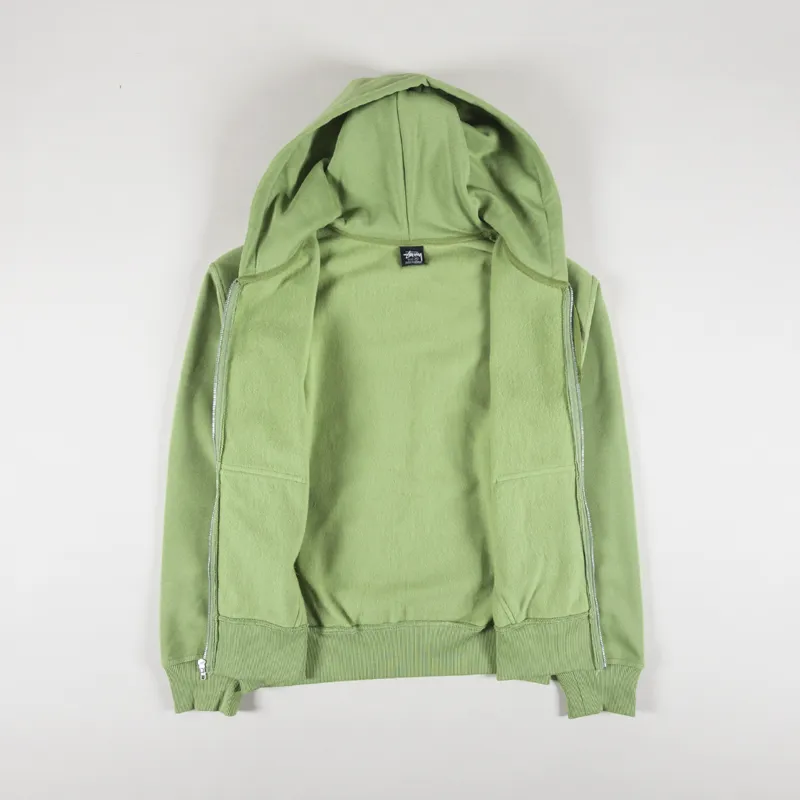 Stussy Ist Venus Zip Hoodie Moss-1