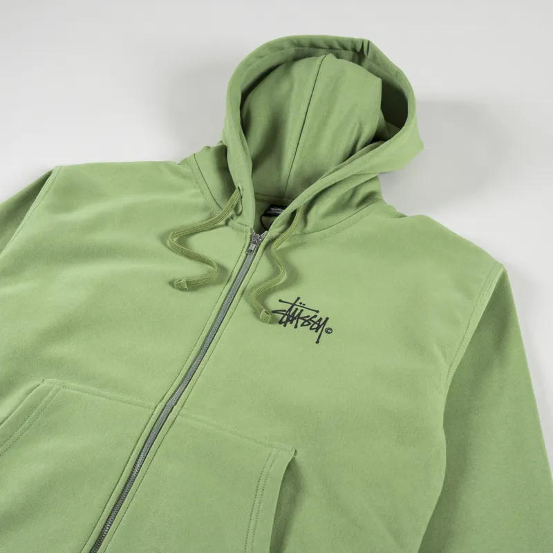 Stussy Ist Venus Zip Hoodie Moss-5