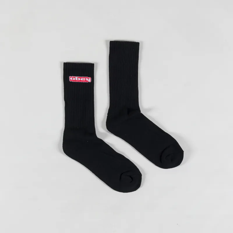 Obey Oval Socks Black