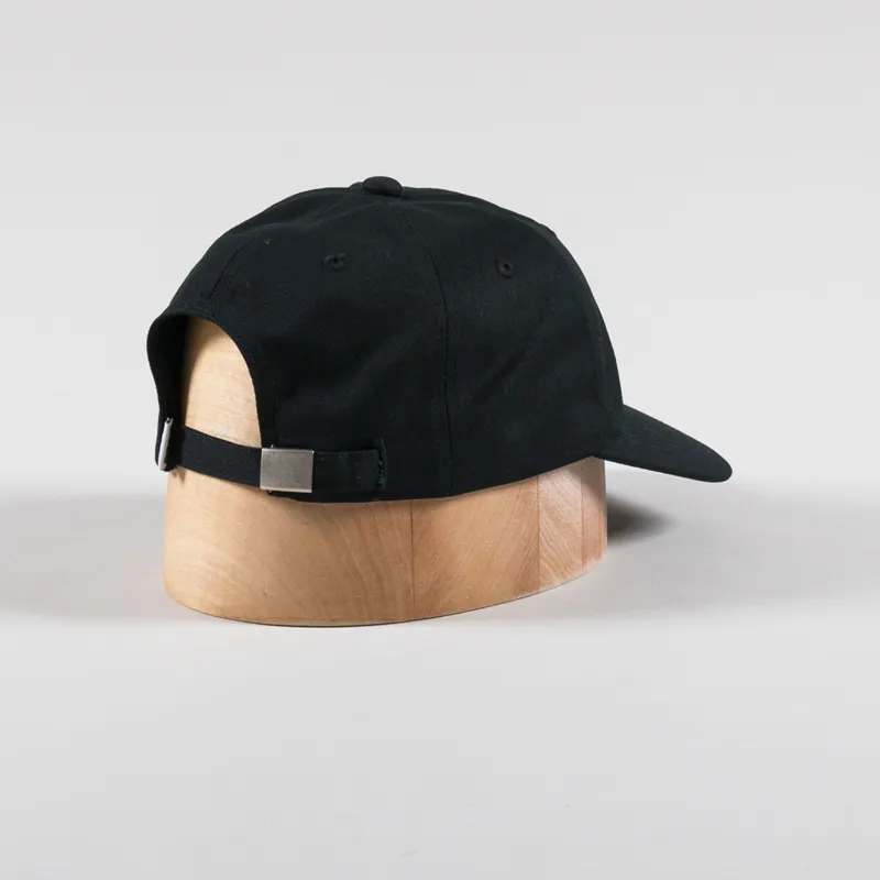 Obey Studios Twill 6 Panel Cap Black-1