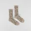 Obey Mushroom Socks Silver Grey Multi