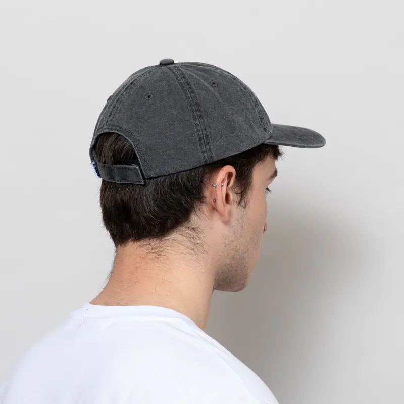 Obey Jot Six Panel Velcro Back Cap Pigment Black-2
