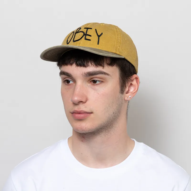 帽子 Obey Sunshine 6 Panel Khaki Snapback Hat Obey Sunshine 6 Panel Khaki Snapback Hat（Obey sales