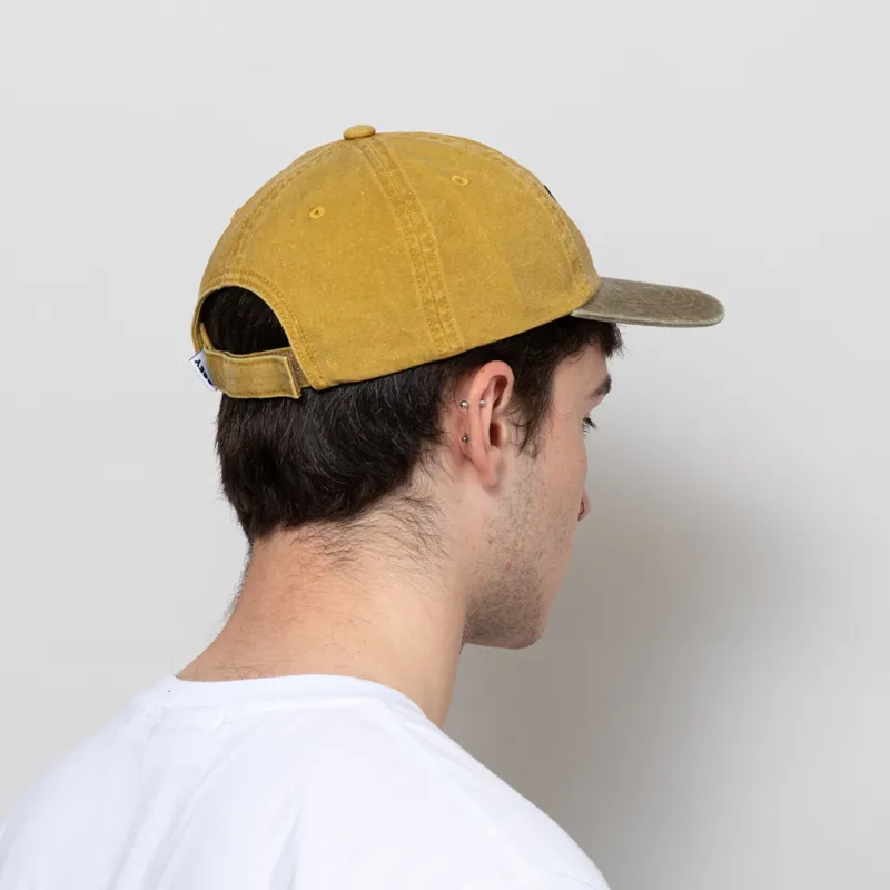 Obey Jot Six Panel Velcro Back Cap Pigment Mustard-2