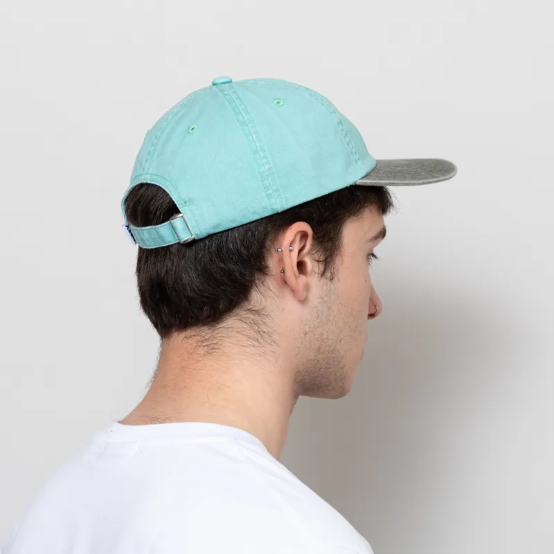 Obey Two Tone Bold Six Panel Strapback Sea Spray-2