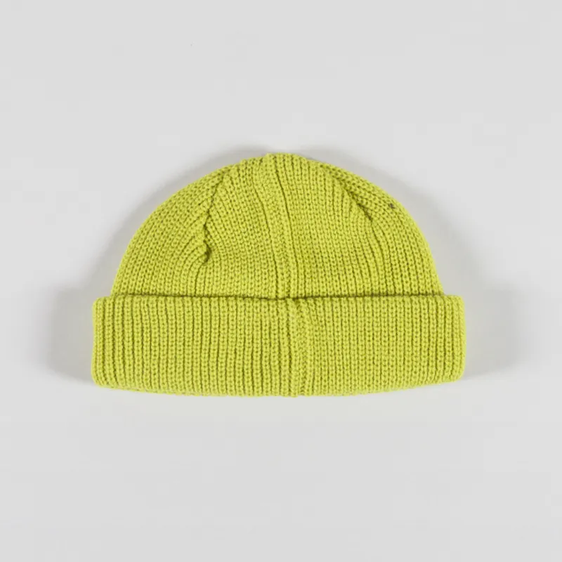 Obey Micro Beanie Chartreuse-1