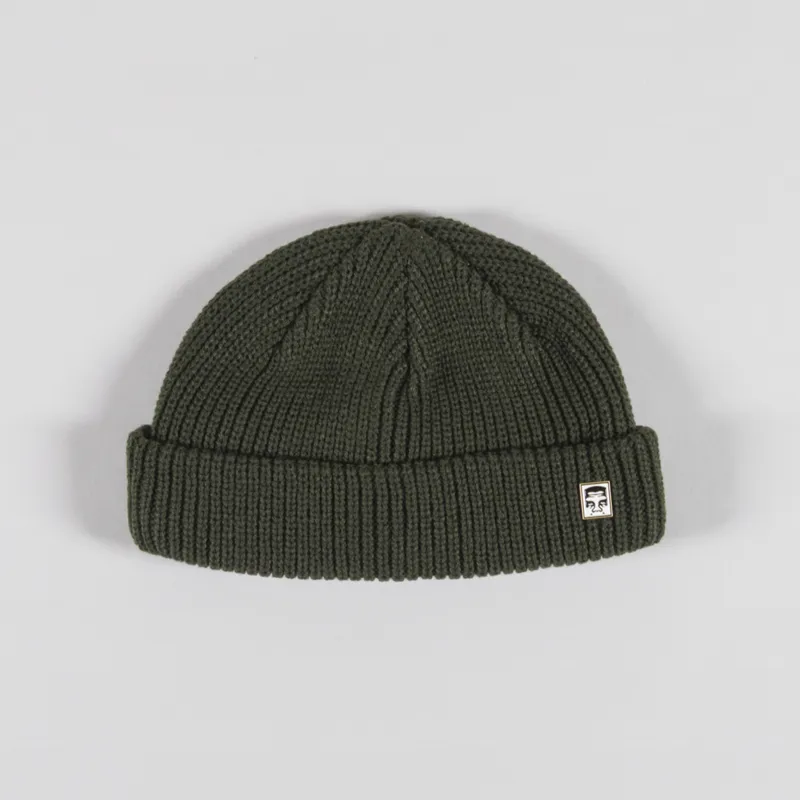 Obey Micro Beanie Kombu Green