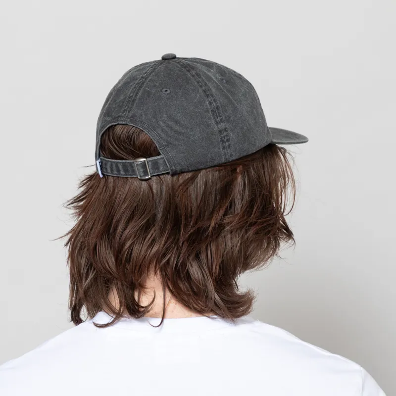 Obey Pigment Bold 6 Panel Strapback Black-2