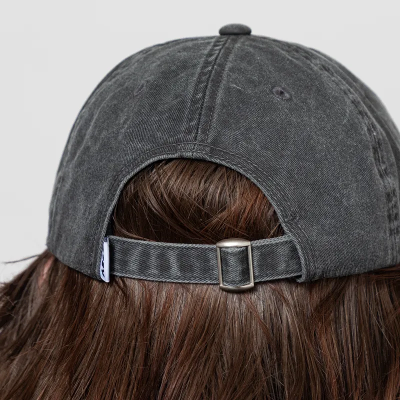 Obey Pigment Bold 6 Panel Strapback Black-4