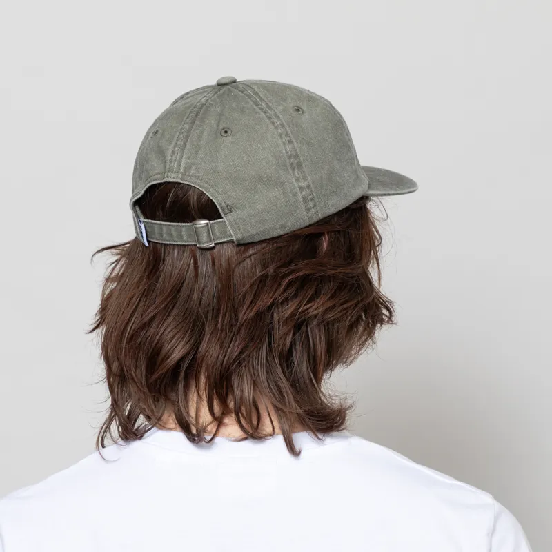 Obey Pigment Bold 6 Panel Strapback Olive-2