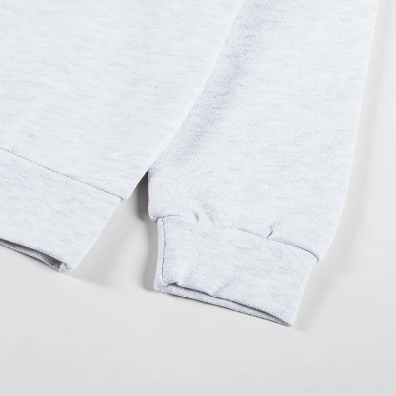 Obey Studios Stamp Extra Heavy Crewneck Ash Grey-5