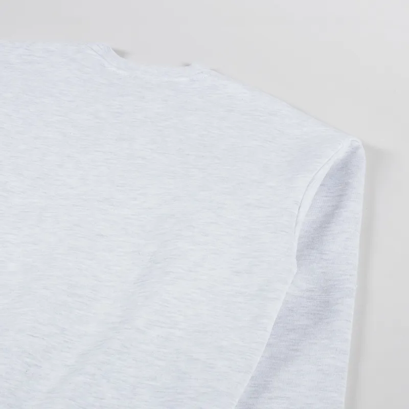 Obey Studios Stamp Extra Heavy Crewneck Ash Grey-3