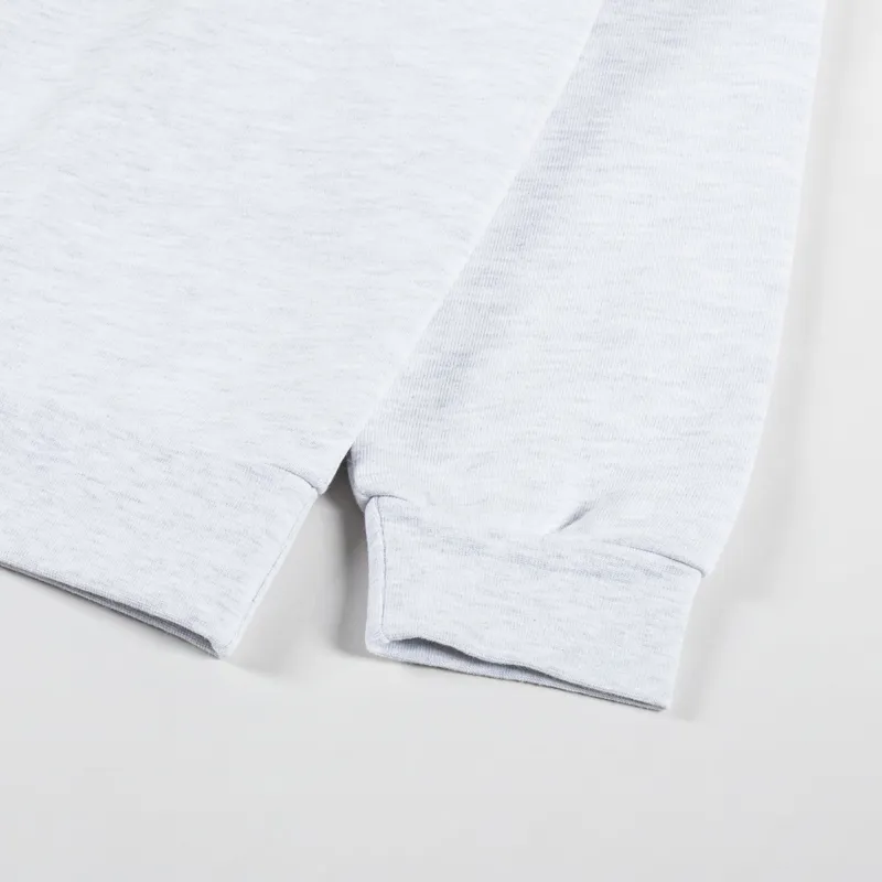 Obey Studios Stamp Extra Heavy Crewneck Ash Grey-6