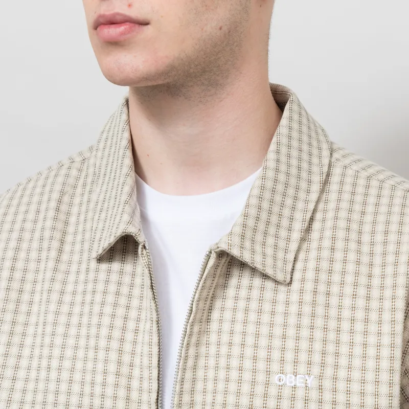 Obey Luther Blouson Jacket Abbey Stone Multi-3