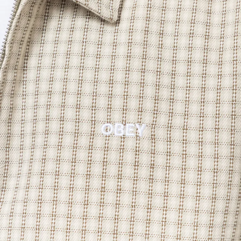 Obey Luther Blouson Jacket Abbey Stone Multi-5