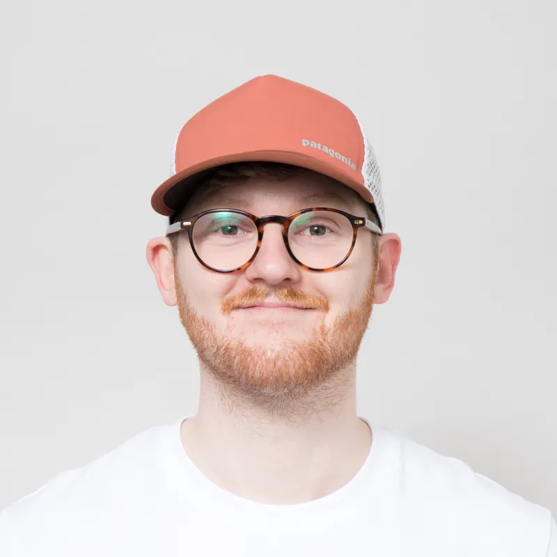 Patagonia Duckbill Running Trucker Hat Potters Red-1