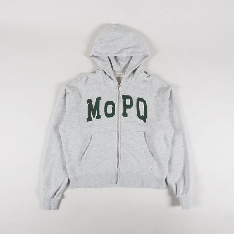 Museum Of Peace And Quiet University Zip Up Hoodie Heather