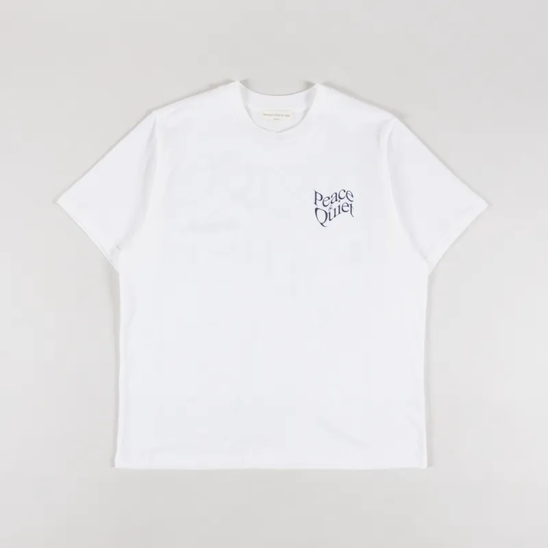 Museum Of Peace And Quiet Warped T Shirt White-1