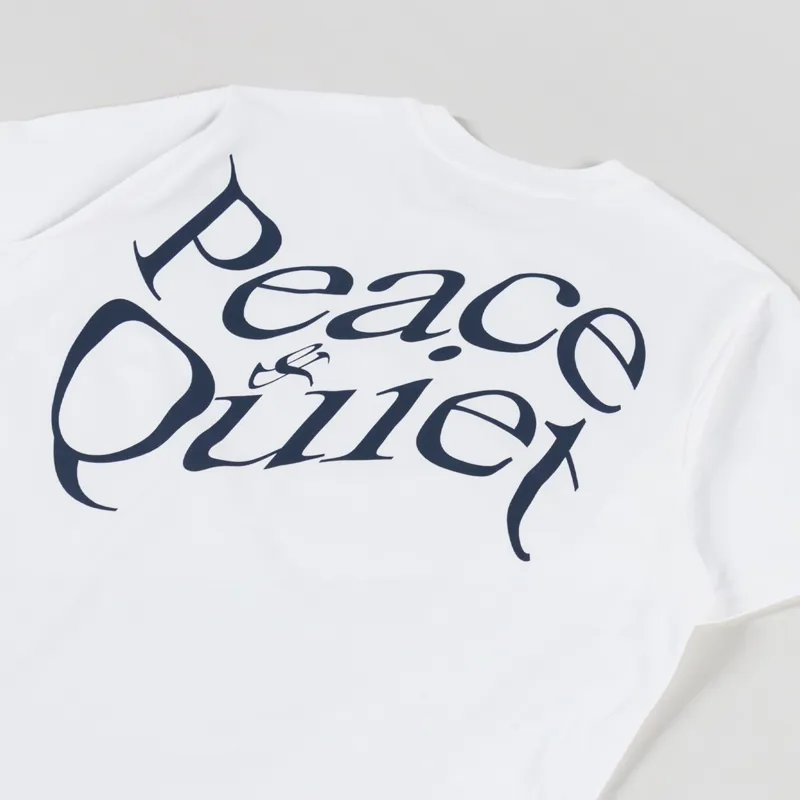 Museum Of Peace And Quiet Warped T Shirt White-2