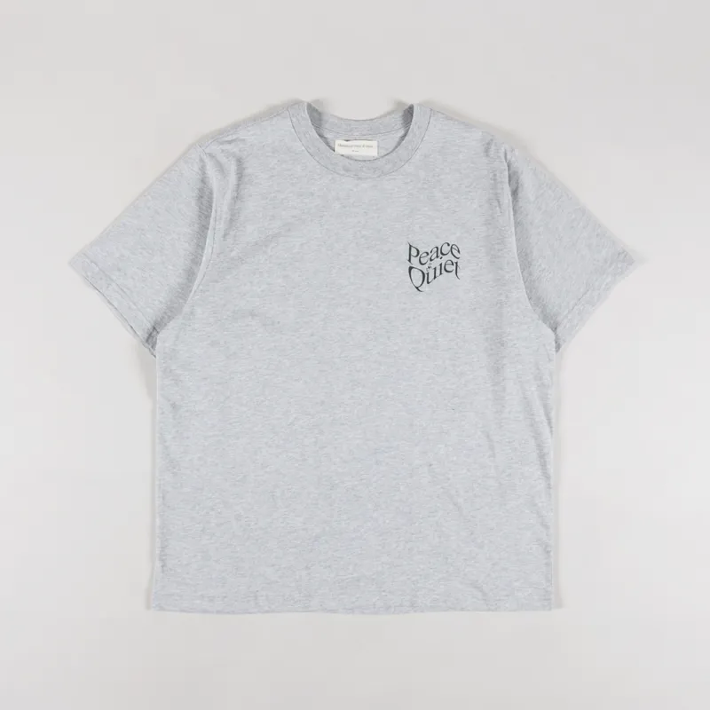 Museum Of Peace And Quiet Warped T Shirt Heather-1