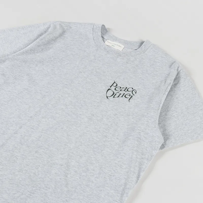 Museum Of Peace And Quiet Warped T Shirt Heather-3