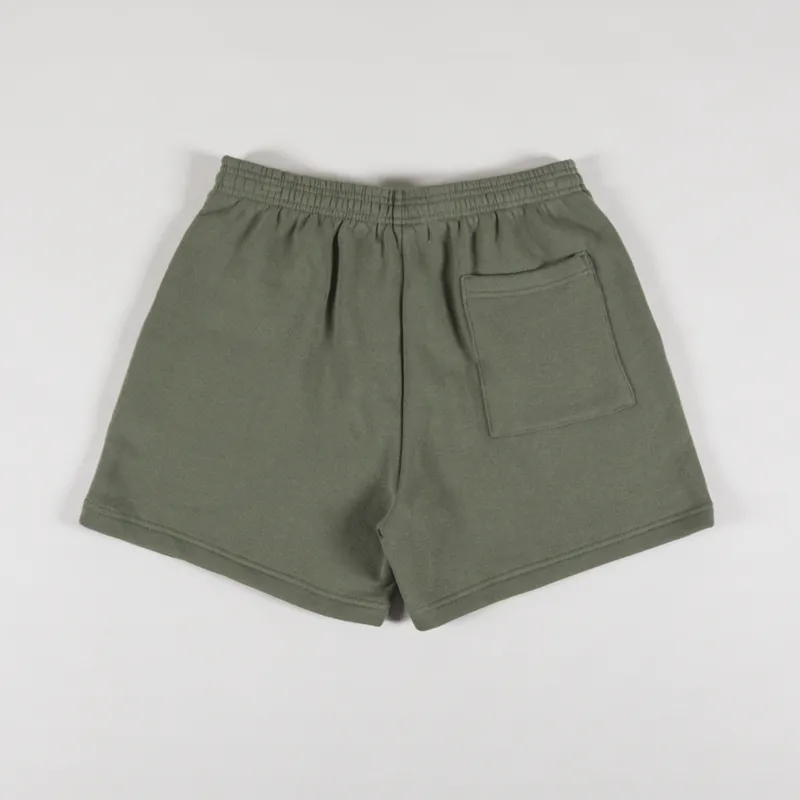 Museum Of Peace And Quiet Wordmark Sweatshorts Olive-1