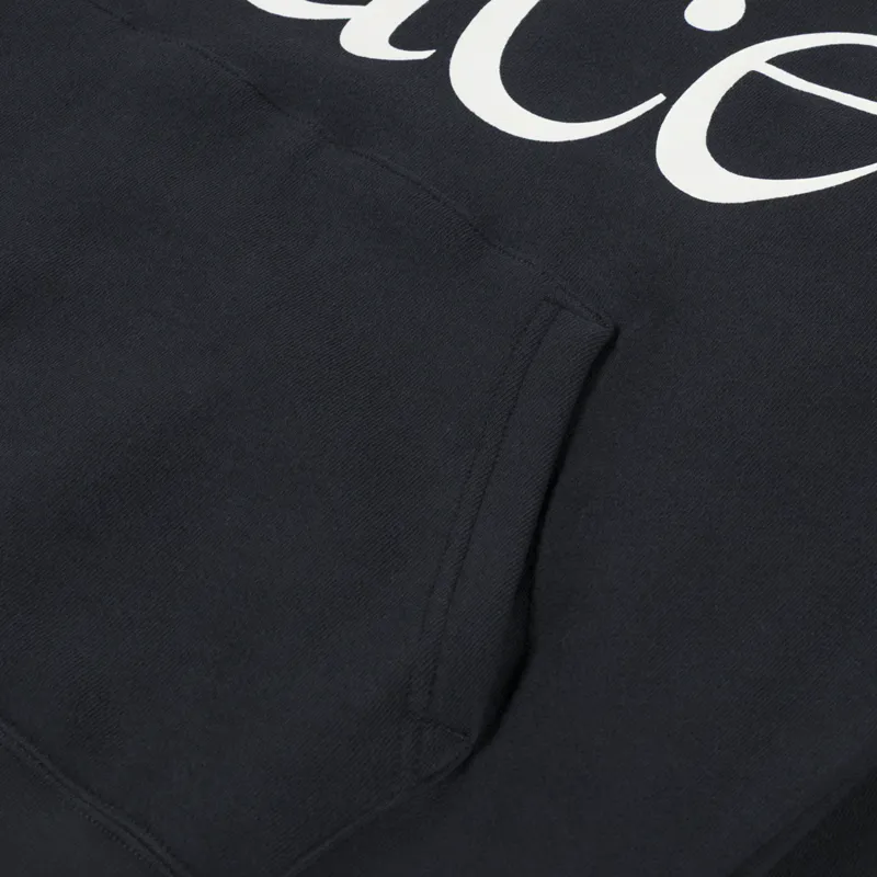 Museum Of Peace And Quiet Jumbo Wordmark Hoodie Black-6