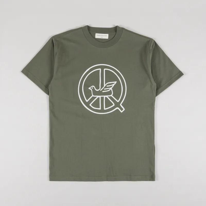 Museum Of Peace And Quiet Peaceful Dove T Shirt Olive