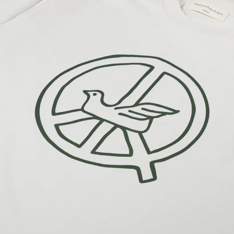 Museum Of Peace And Quiet Peaceful Dove T Shirt Bone-2
