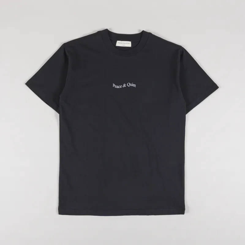 Museum Of Peace And Quiet Wordmark T Shirt Black